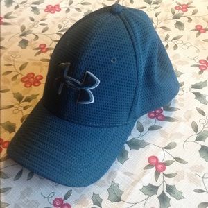 Blue under armor hat